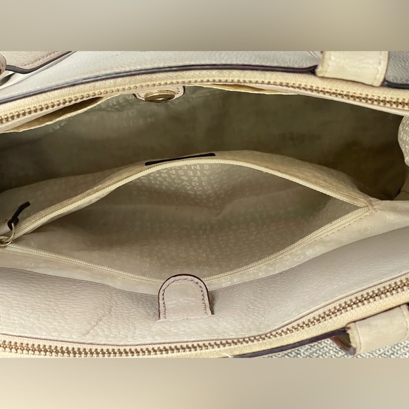 Kate Spade Beige 100% Leather Laptop Bag with Tassel and Zipper - Picture 6 of 16